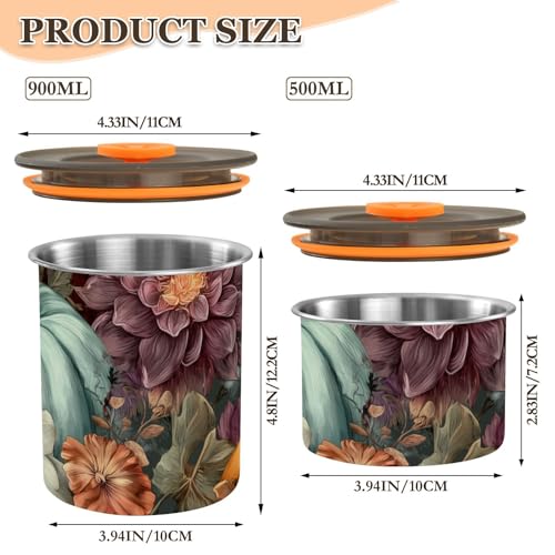 Contenedor Hermético de Acero Inoxidable para Café 900ml miniatura 3