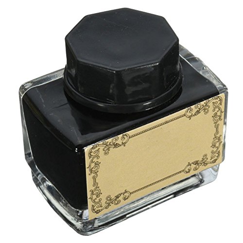 Feather Quill Pen Vintage Feather Dip Ink Pen Set Copper Pen Stem Writing Quill Pen Calligraphy Pen As Christmas Birthday Gift Set (Navy Blue) #TOP1