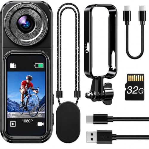BOBLOV W2 1080p Mini Body Camera w/ 1.47" Touchscreen & 180° Rotating Lens - image 1