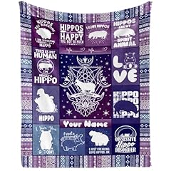 Hippo Blanket 2 Custom Name