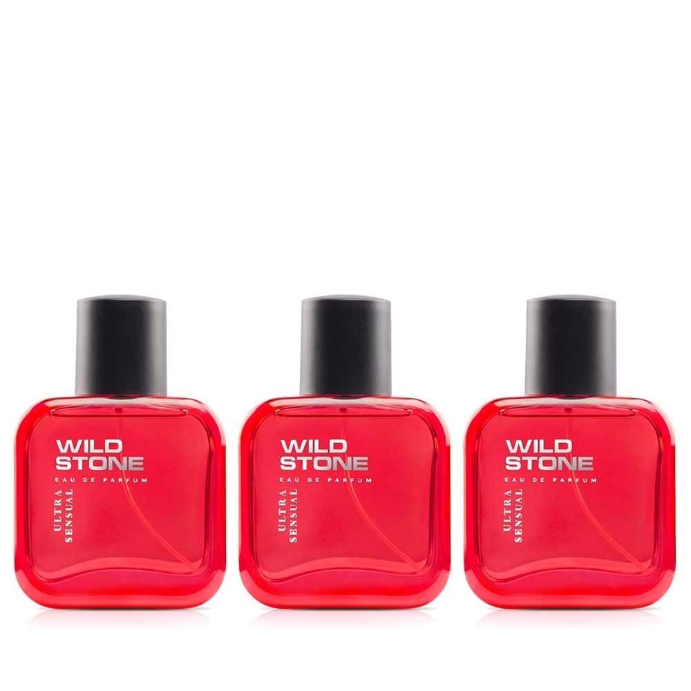 Wild Stone Ultra Sensual Perfume for Men 30 ml each (Pack of 3)-image-44
