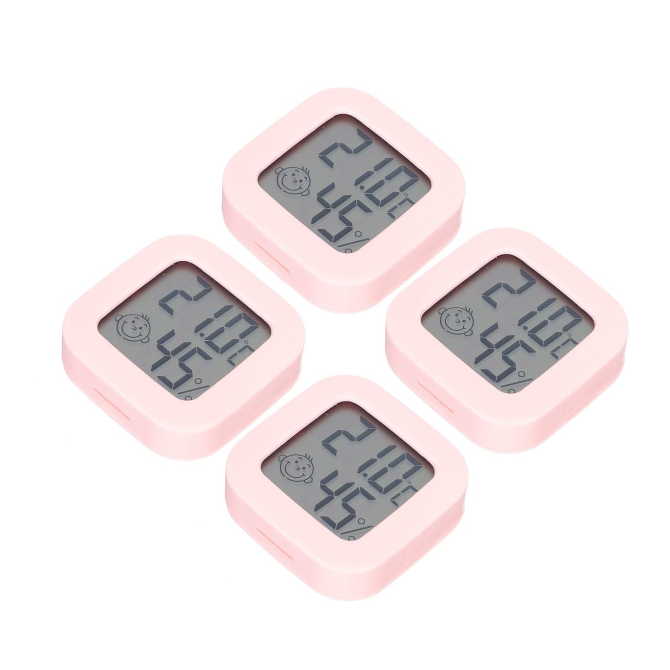 2 Ensembles Thermomètre Hygromètre Numérique Électronique Domestique Compteur De Température Moniteur De Température À Domicile Abdos Couleur Aléatoire 4 Pièces * 2