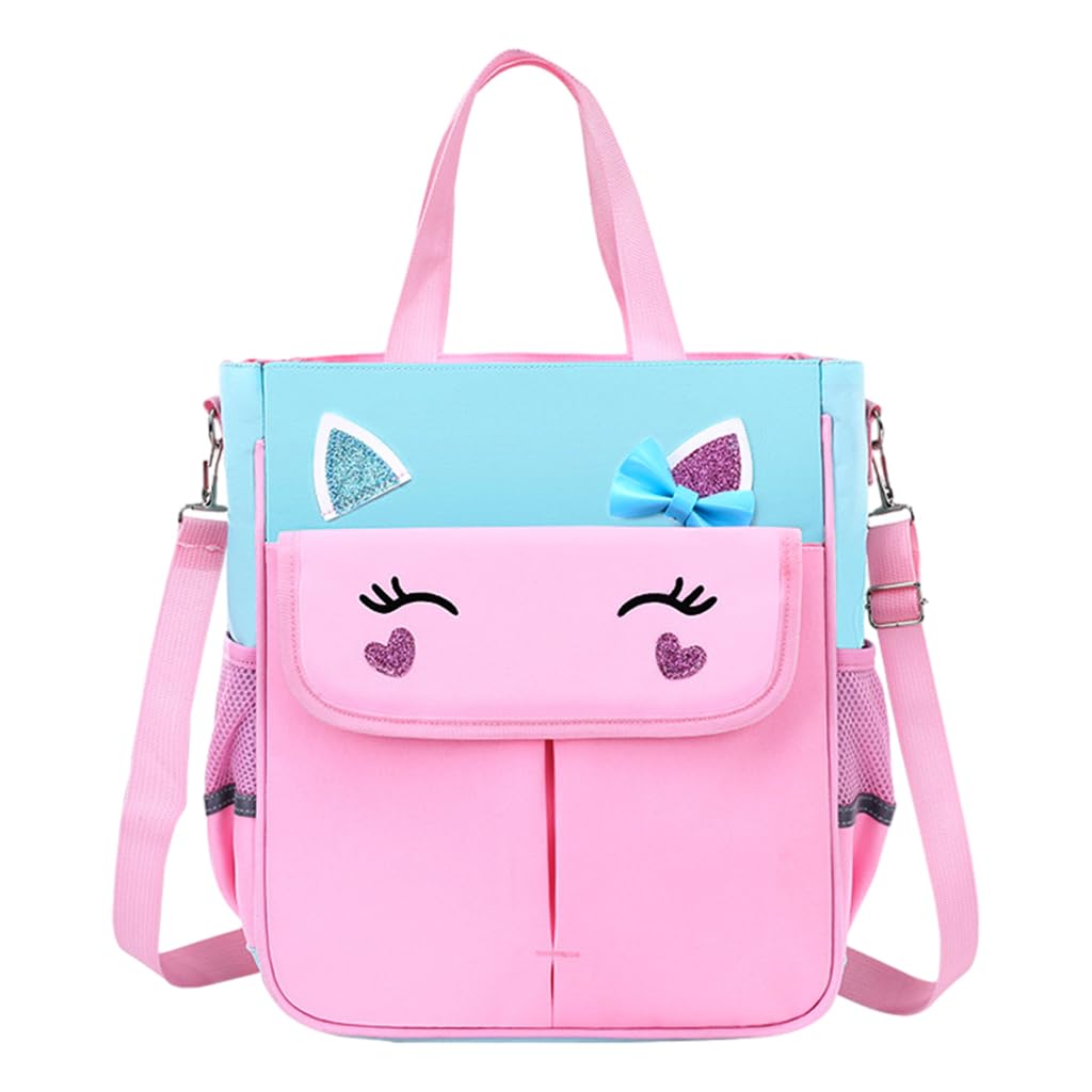 PALAY® Girls School Bag 2 in 1 Book Bag Handbag with Shoulder Belt Pink Unicorn Book Bag for Schoolgirls Book Tote Bag Large Crossbody Book Bag School Gift Daily Item Handbag for Girls 6-12 Years Old (B0CQYP6MS5) Amazon Price History, Amazon Price Tracker