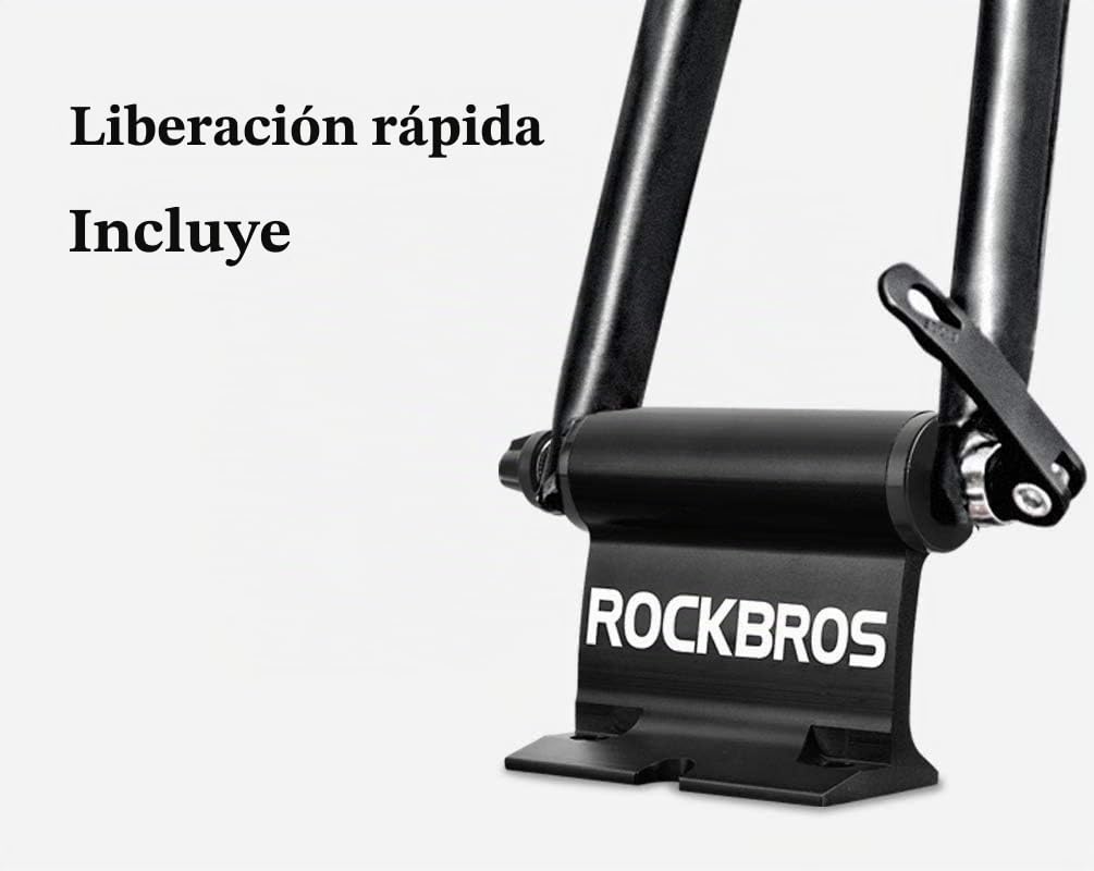 ROCKBROS Portabicicletas Techo para Coche Baca Soporte para Bicicleta MTB Carretera Liberación Rápida
