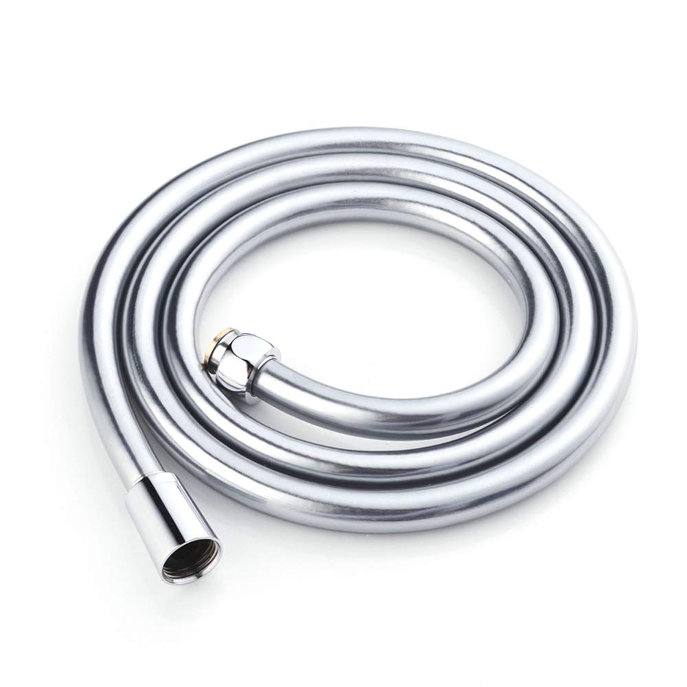 Flexible de douche anti-torsion en laiton résistant au calcaire avec support mural