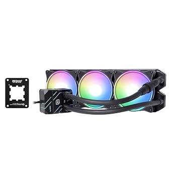 Alphacool Eisbaer Pro Aurora 360 CPU AIO and Thermal Grizzly AM5 Contact Frame Bundle