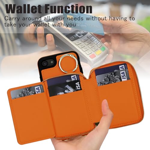 Étui portefeuille iPhone 7/8/SE avec emplacements cartes et béquille de support - 2