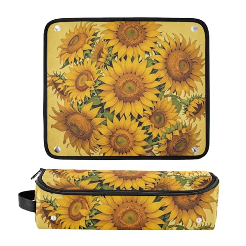Bolsa de viaje para herramientas de cabello Hot Hair Tools con estera para plancha grande y organizador portátil miniatura 3