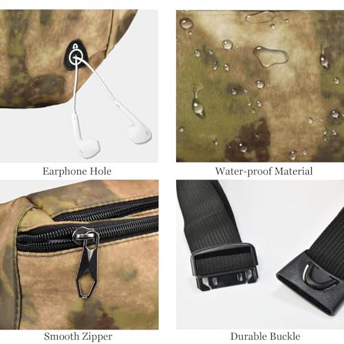 Image of Fanny Pack for Women Men,Crossbody Fanny Pack Water Resistant Sports Waist Bag Pack, Belt Bag for Travel Hiking Running