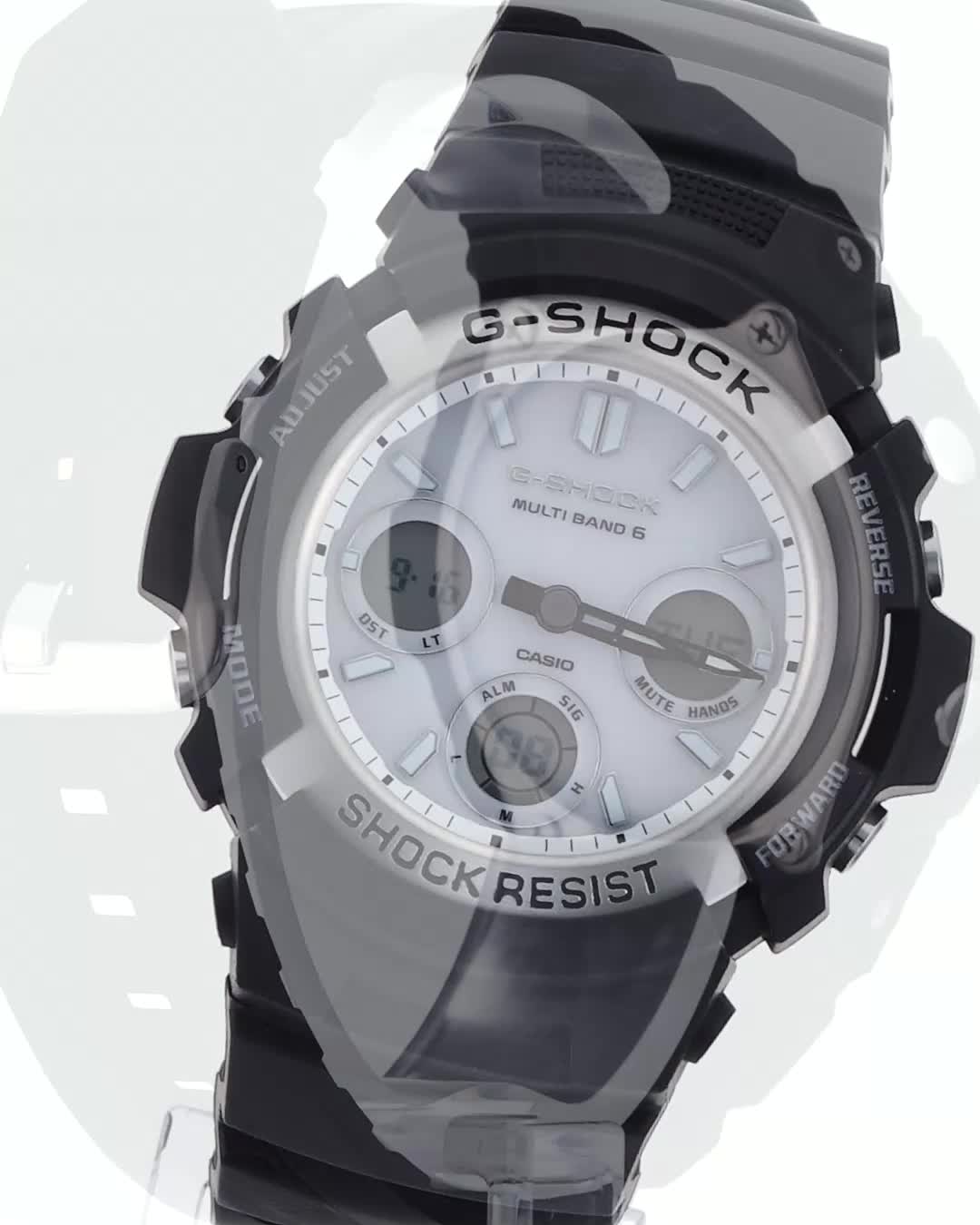 CASIO G-SHOCK AWG-M100SCC-7AJF 腕時計 Amazon.co.jp: [カシオ] 腕時計 ジーショック 【国内正規品