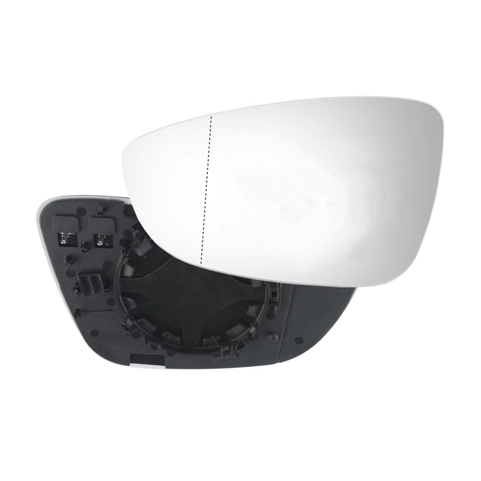 Cristal Espejo Retrovisor Calefactable Compatible Con EOS 1F8 2009-2013 Para Passat B7 2010-2015 Para Scirocco 137 2008-2017 Espejo Retrovisor Puerta Calefacción Lado Pasajero