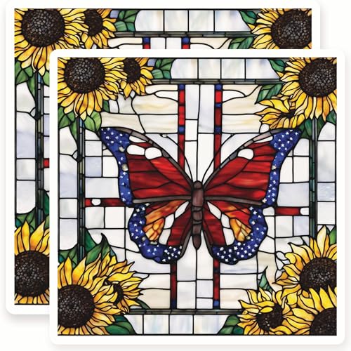 American Flag Butterfly Magnets AQM12677