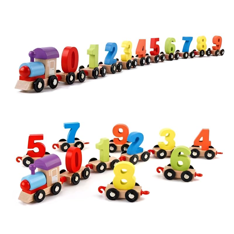 Safindar Wood Digital Number Train Toy Colourful Number Train Educational Toys Train for 2 Year Old, Vehicle Pattern 0 to 9 Number Learning Toys for Kids Best Birthday Gift Your Kids (B0DBLKXKDV) Amazon Price History, Amazon Price Tracker