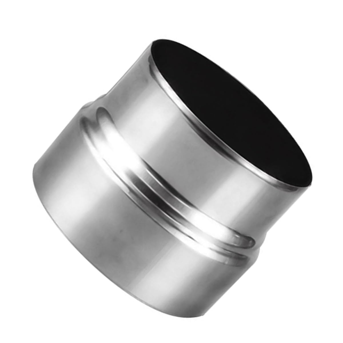 Stove Pipe Reducer Flue Connector 120mm-100mm 1pc, Stainless Steel Chimney Flue Liner Reducer Adaptor