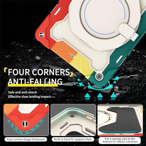 Funda para iPad 10.2 anticaídas con correa ajustable de hombro JZ 4