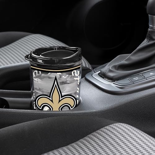 Image of Rico Industries NFL Football Double Wall Mayhem 16oz Tritan Tumbler W Lid