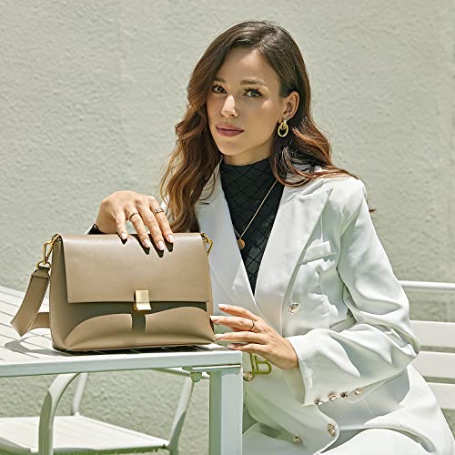 Hakkensuru Crossbody Bags For Women Designer Shoulder Bags Genuine Leather Handbag Satchel Purses With Adjustable Detachable Strap #TOP1