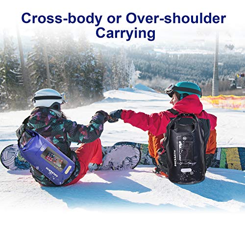 image for PACEARTH Snow Splash Proof Dry Bag, 10L 20L 30L Dry Storage Bag Backpa