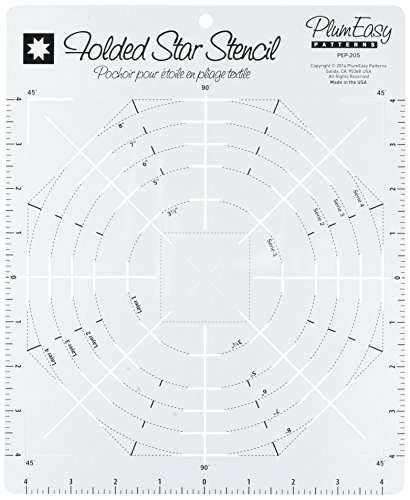 PlumEasy Patterns Folded Star Stencil