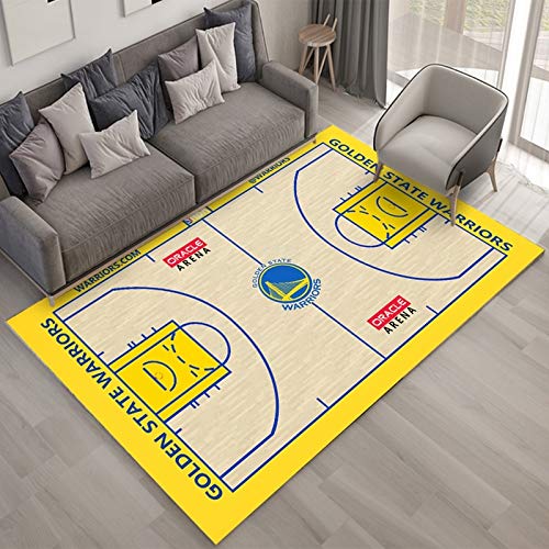 NUTANS NBA-Serie Area Rugs, 3D Basketball Gedruckter Teppich, Teppich für Wohnzimmer Schlafzimmer...