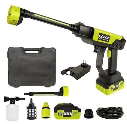 Cordless Pressure Washer Gun: 1200 PSI Portable Electric Washer for