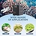 Poafamx Aquarium Chiller 26gal Aquarium Cooler 1/13 HP Fish Tank Chiller Hydroponic Water Chiller with Quiet Refrigeration Compressor for Saltwater Freshwater Axolotl Coral Jellyfish
