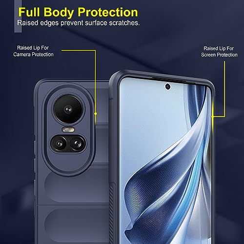 Image of amazon basics Back Case Cover for Oppo Reno 10 5G (Silicone Sapphire)