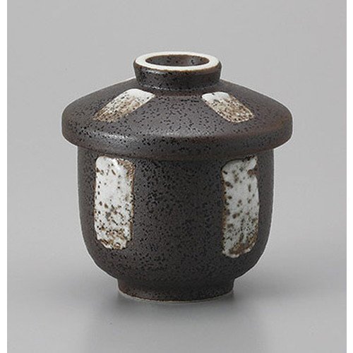 Amazon.co.jp: むし碗 唐津白刷毛小蒸し碗 [7.2 x 8.7cm] 料亭 旅館 和