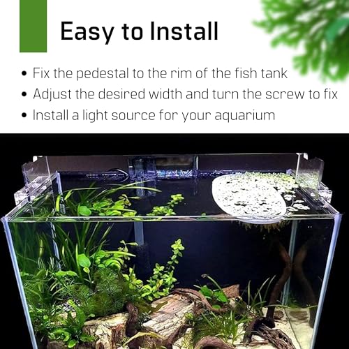Support d'éclairage LED pour aquarium stable et ajustable en hauteur