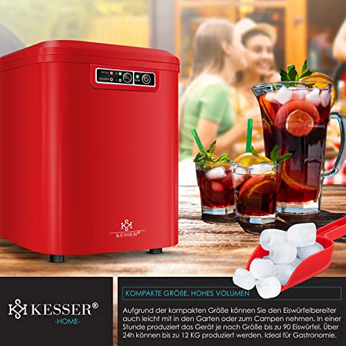 KESSER® Eiswürfelbereiter | Eiswürfelmaschine Edelstahl | Ice Maker | 12 kg 24 h | Zubereitung in 7 min | 2,2 Liter… – Bild 6