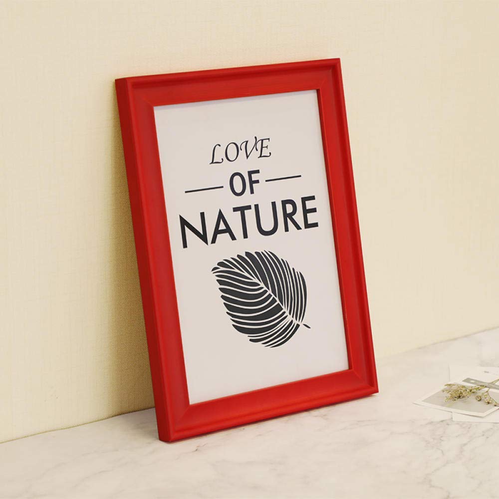 TEHWDE Hanging Photo Frame Picture Frames Solid Wood A3 29.7 × 42cm Wood ColorHome Accessories