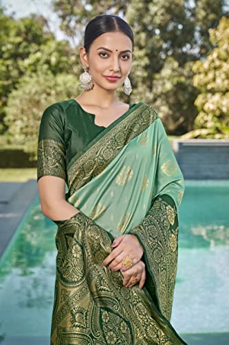 Image of Glory Sarees Women's Banarasi Silk Saree With Blouse Piece (Rich Silk101 Parent)