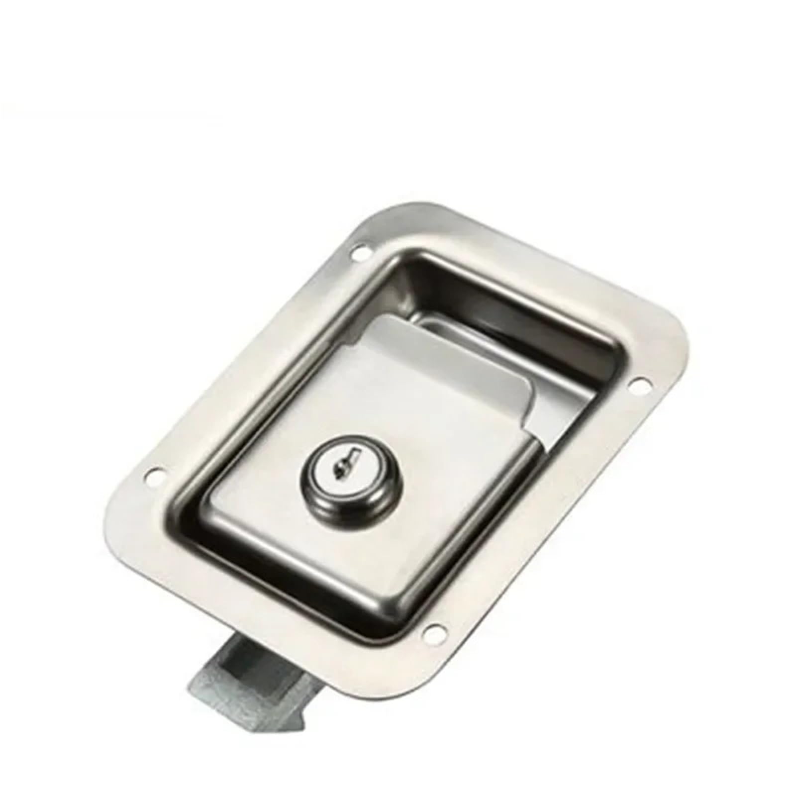 Wqgqpxob One Color Stainless Steel Ms858 Pull Type Panel Cinet Lock Van Car/Rv Mechanical Door Locks Industrial 1Pcs