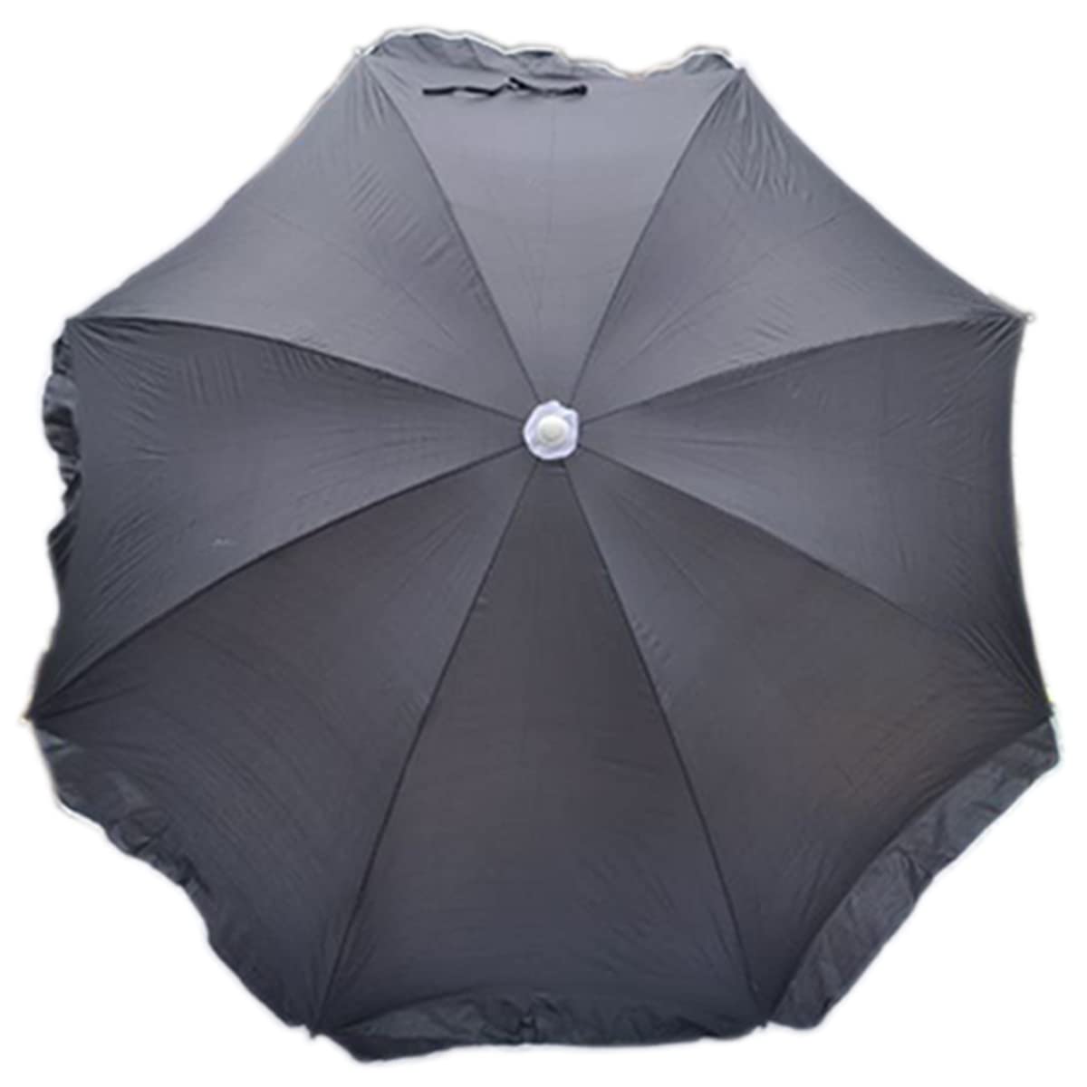 RAINPOPSON Garden Umbrella With Stand 7ft Outdoor Big Size Waterproof & Sun Protection Havey Duty Cloth Patio Garden Outdoor Umbrella with 4Leg Stand (Black)