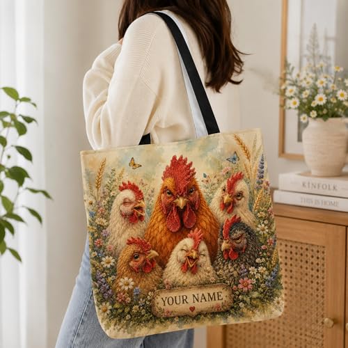 Bolso Tote Acolchado Floral Colorido Personalizado miniatura 2