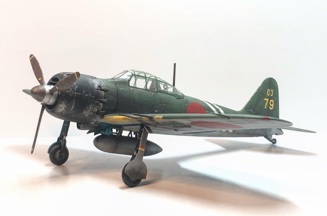 キャラクター【海賊プラモデル屋完成品】TAMIYA 1/48 零戦52型 