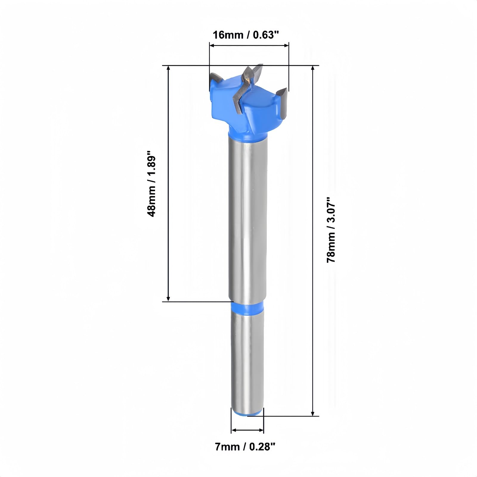 Boxonly Woodworking Hole Opener Positioning Drill Bit 16mm Forstner Drill Bits Tungsten Carbide Wood Hole Saw Hinge Drilling Bit Cutter - Image 4