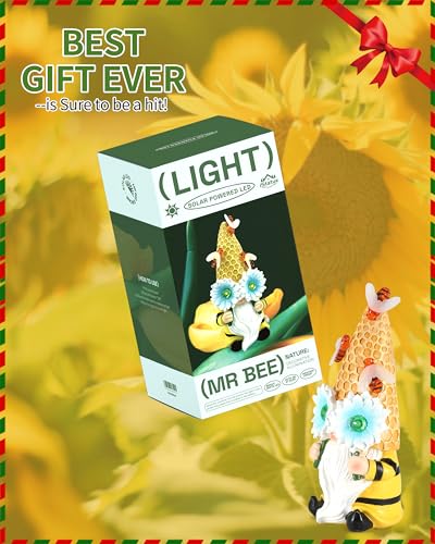 Istatuegardengnomesoutdoorclearancewithsolarbeelights95resinfigurinehoneycombsunflowerspringsummerdecorationforhomegardendecorlawnornamentsmrbeegnome Urban Country Home Decor Istatue garden gnomes outdoor clearance with solar bee lights 95 resin figurine honeycomb sunflower spring summer decoration for home garden decor lawn ornaments mr bee gnome urban country home decor