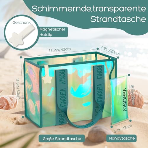 Sac de plage transparent et étanche protégeant vos affaires de l'eau