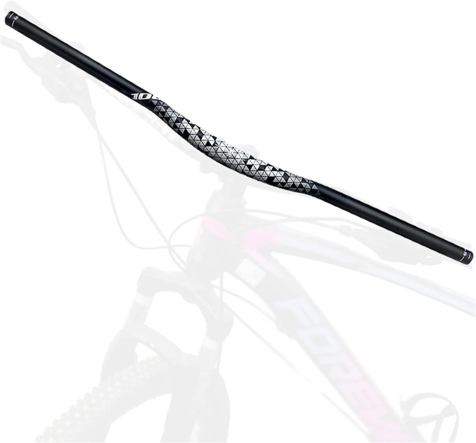 Manubrio for Bicicletta da 780 Mm E 800 Mm, Manubrio MTB da 31,8 Mm, Manubrio for Bicicletta da Strada Applicabile(Black,800mm)