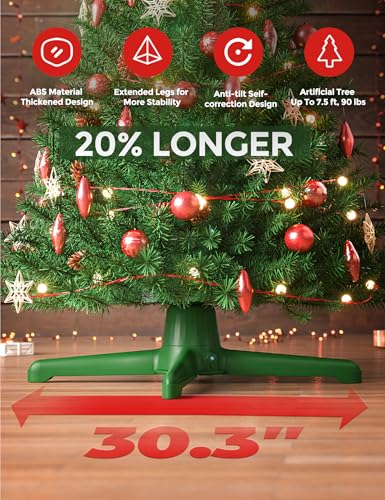Springlift 2024 Upgrade Rotating Christmas Tree Stand, Adjustable Tree Stands With Remote Control For Up To 7.5Ft 120Lb Artificial Tree thumb #2