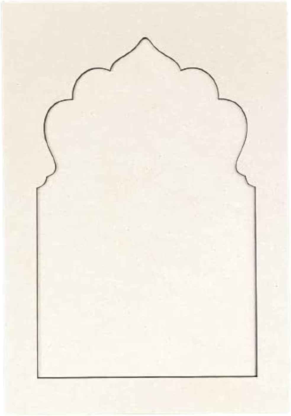 ADIKALAโข Plain jharokha Mdf Cutout for DIY Art And Craft | Wall Hanging Decorations, Festival Gift, Wedding 13.inch (33.23)