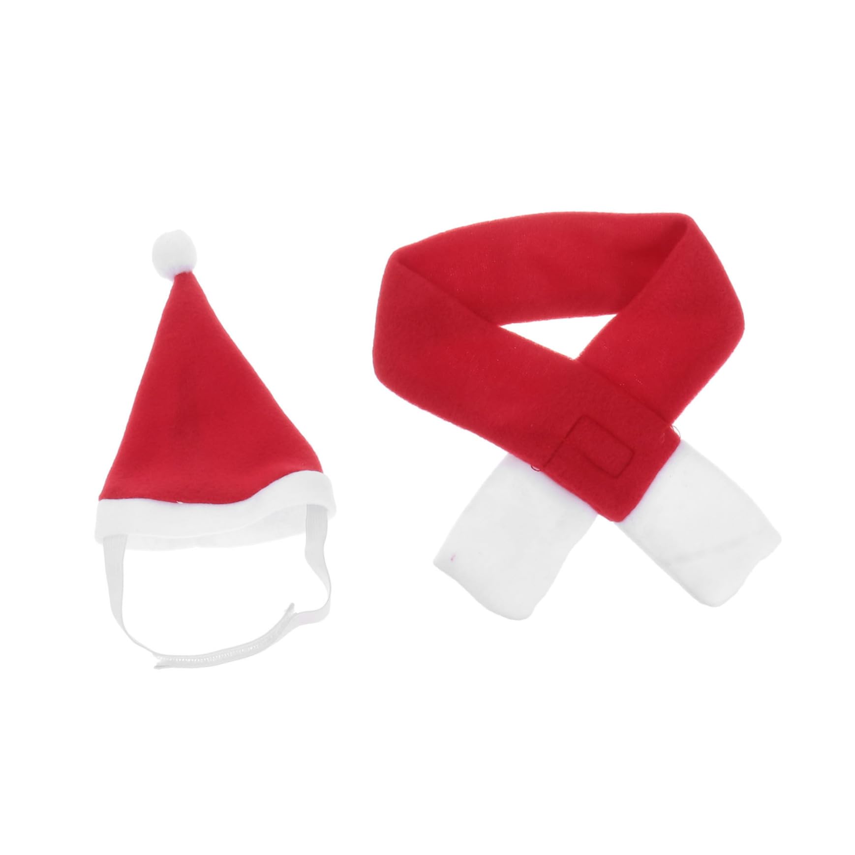 Yardwe Conjunto De Disfraz De Perro Bebé Ropa Navideña para Mascotas Disfraz Divertido para Perro Disfraz De Gato Santa Cerveza Y Comida Sombrero De Gato En Miniatura Bufanda De