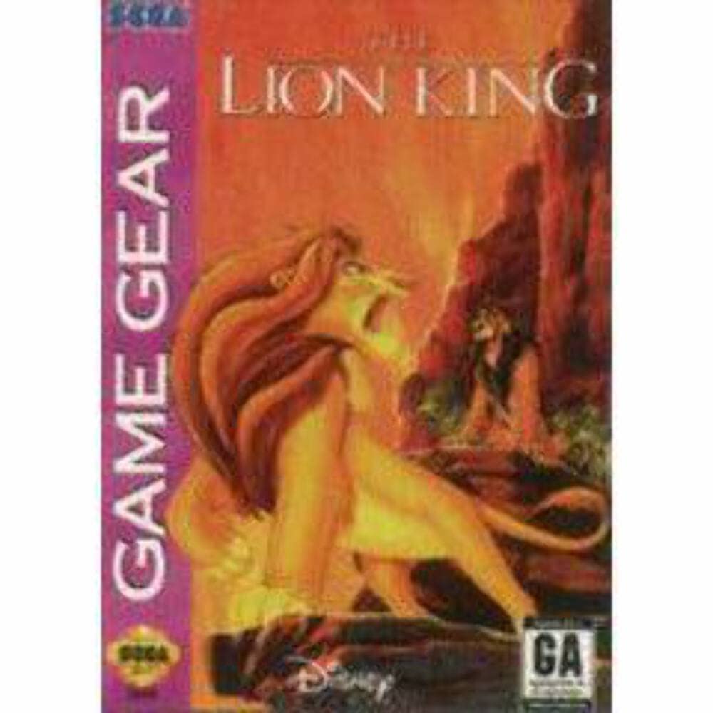 The Lion King - Sega - Very Good - Used Game