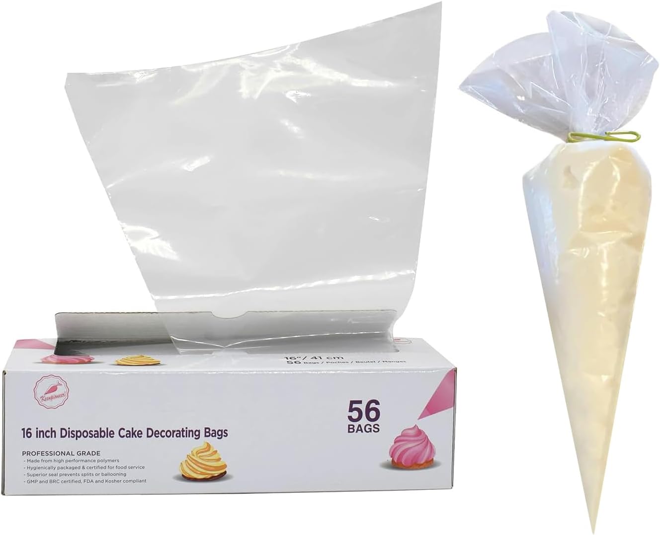 Wilton Disposable 16Inch Decorating Bags, 12 Pack Icing
