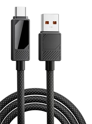 100W USB �^�C�v C �P�[�u�� PD 5A �f�W�^�� �f�B�X�v���C ���C���[�p�̍������C���[ �R�[�h(100W A,0.25m)