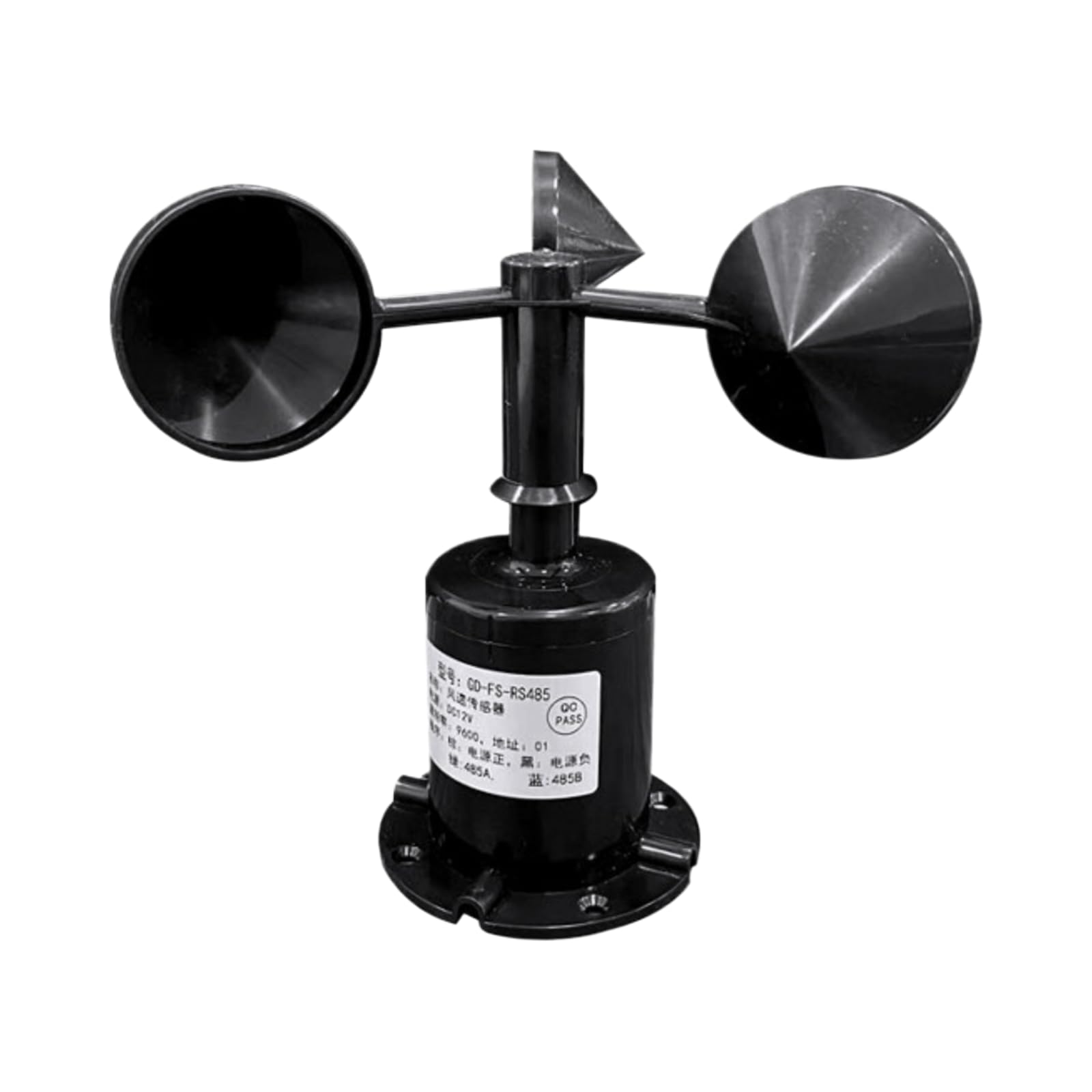 Aparato de alarma visualización meteorológica con sensor velocidad y dirección del viento tres tazas(Sensor 0-5v output)