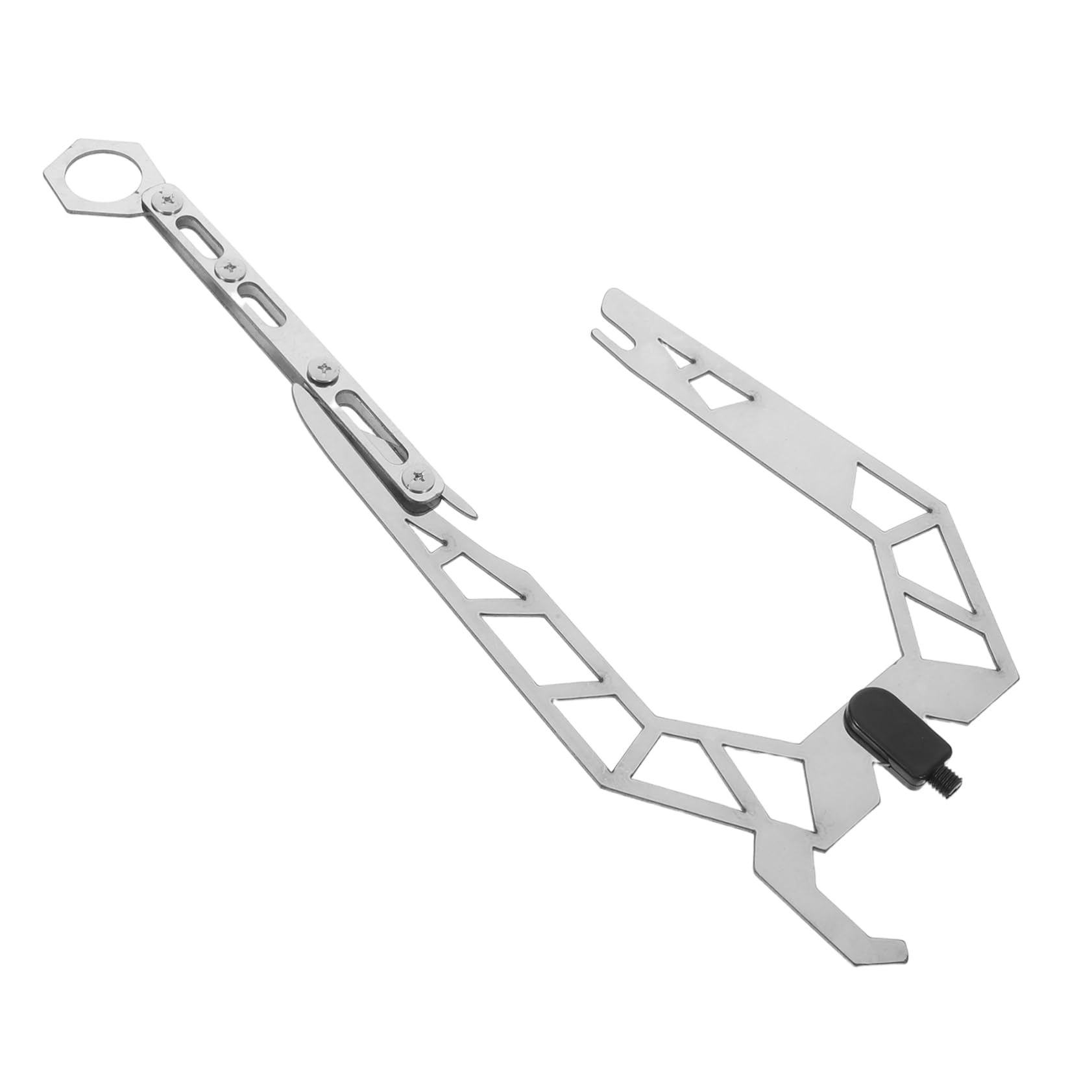 ibasenice Replacement Yacht Boat Hook Durable Stainless Steel Attachment for Boat Dock Hook