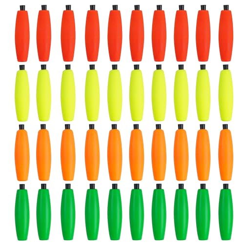 OROOTL Fishing Bobbers Floats for Catfish Peg Floats for Catfishing Cigar Foam Slip Fishing Bobbers for Santee Rig Catfish Freshwater Saltwater 2in 2.5in 3in