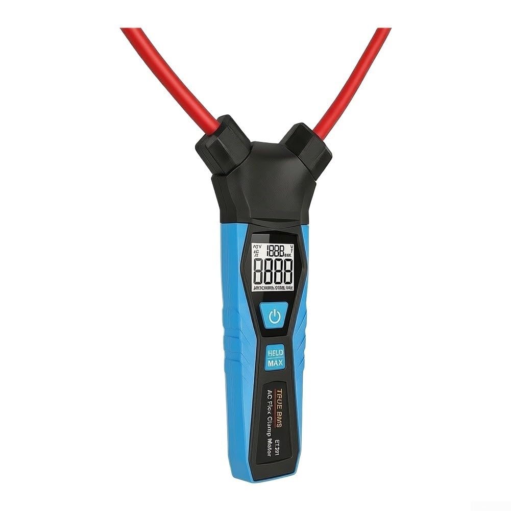 Pinza Amperimétrica Flexible 9999A AC Medidor Corriente
